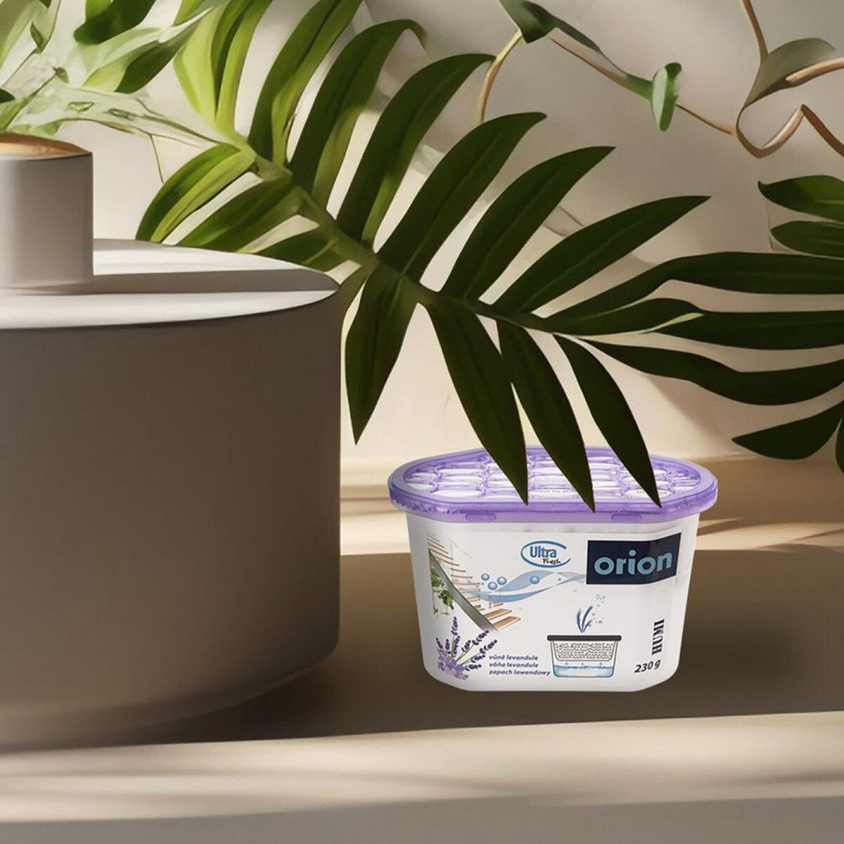 FEUCHTIGKEITSABSORBER Ultra Fresh violett - Violett, Kunststoff (8.5/10.5/15cm) - Orion 
