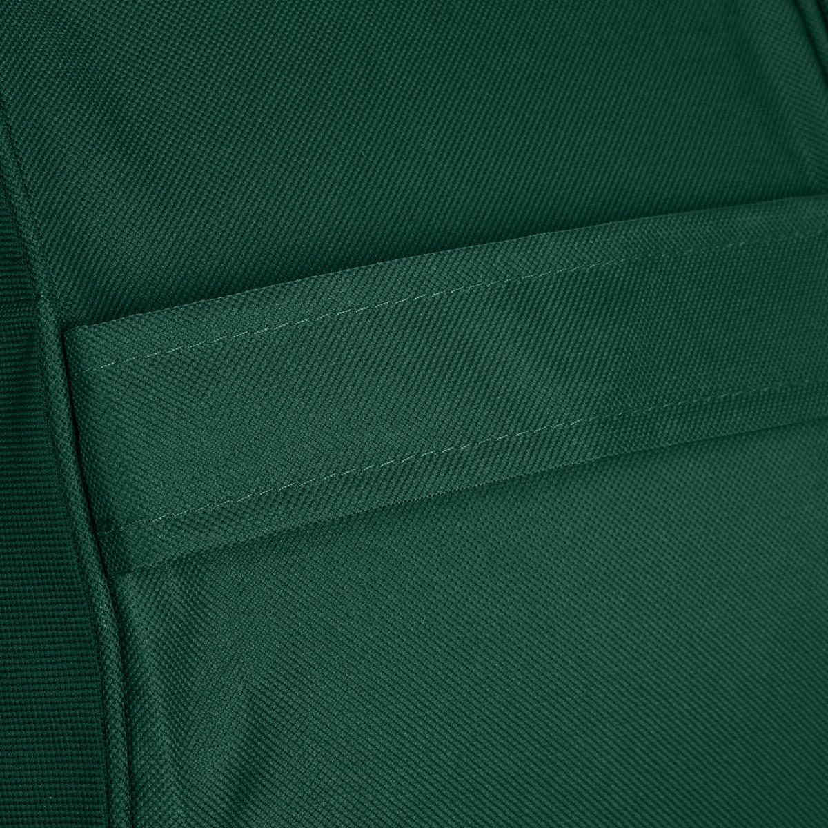 AUFBLASBARER Hocker - Dunkelgrün, Kunststoff/Textil (56/26/56cm) - Relaxdays