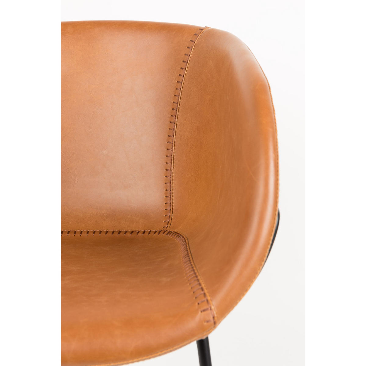 ESSZIMMERSTUHL Feston Braun - 2 er Set - Braun, Kunststoff (56.5/77/55cm) - Zuiver
