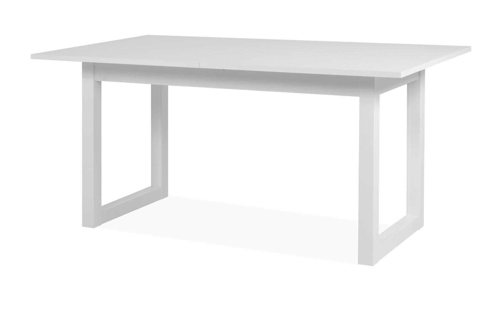 ESSTISCH weiß, 160 - 200 cm ausziehbar, Küchentisch bis 8 Personen - Weiß, Holzwerkstoff (90/160/75cm) - Furn.Design