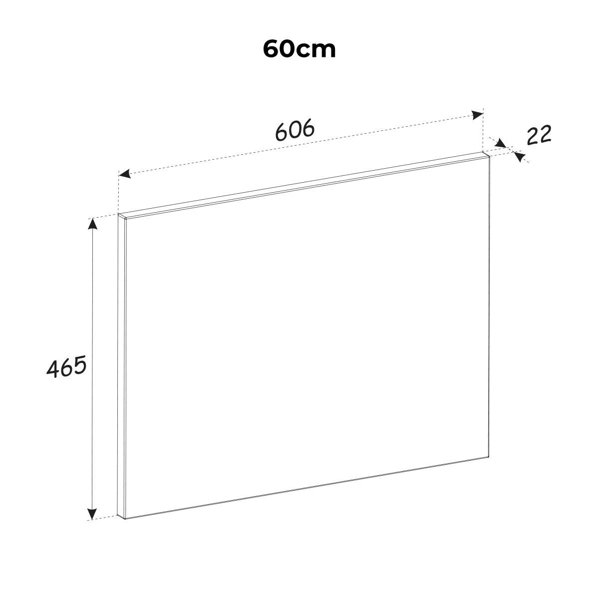DONJI ELEMENT ZA UMIVAONIK 60.6cm Adriel bež - boje kašmira, drvni materijal (60.6/59/46cm) - Petits-meubles