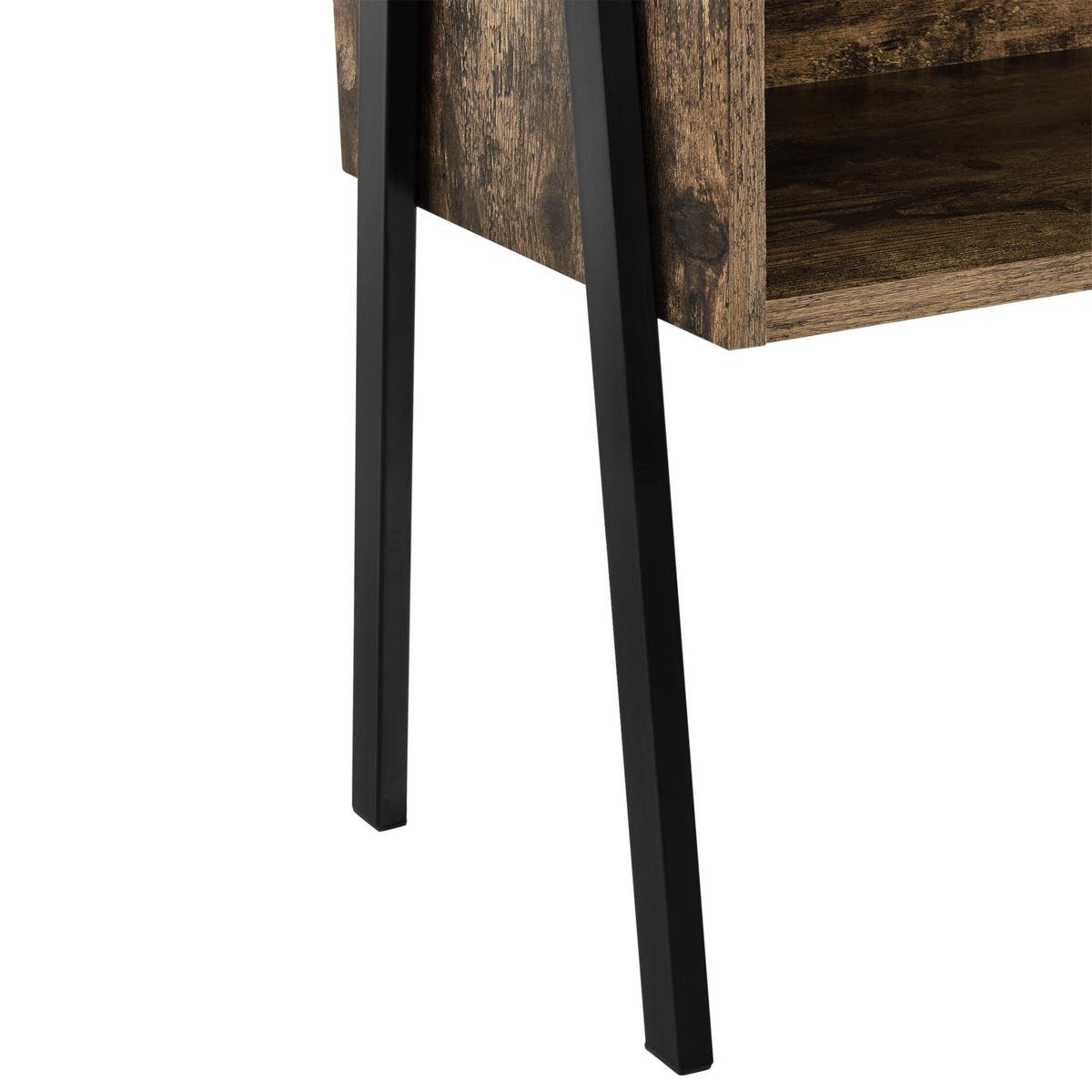 NACHTTISCH Andernach - Braun, Holzwerkstoff (42/52/35cm) - [en.casa]