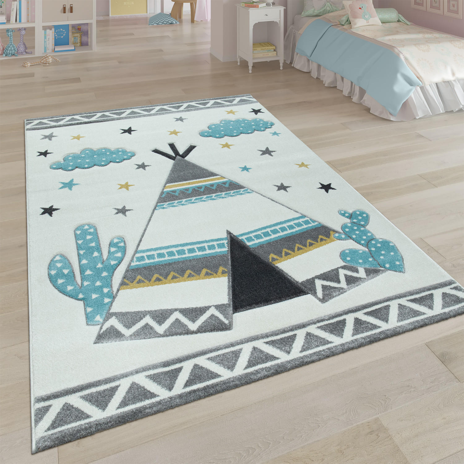 KINDERTEPPICH 80/150 cm Ela 215 - Creme, Textil (80/150cm) - Paco Home
