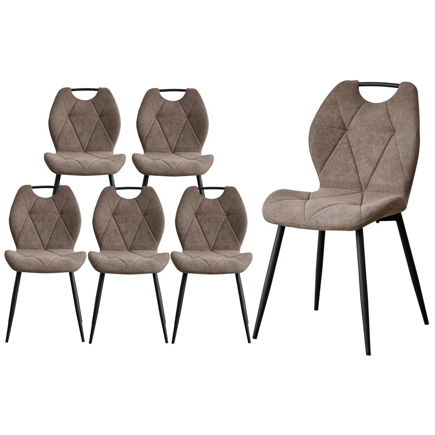 XXXLutz Esszimmerstuhl Braun 44x86x48 cm