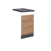 FRONTBLENDE Fame-Line Goldkraft Eiche 45 cm, AP Anthrazit - Anthrazit/Eiche Wotan, Holzwerkstoff (45/67.4/1.6cm) - Vicco