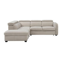 SCHLAFSOFA - 5 Personen - Stoff - Beige - Beige, Textil (255/80/230cm) - Vente-Unique