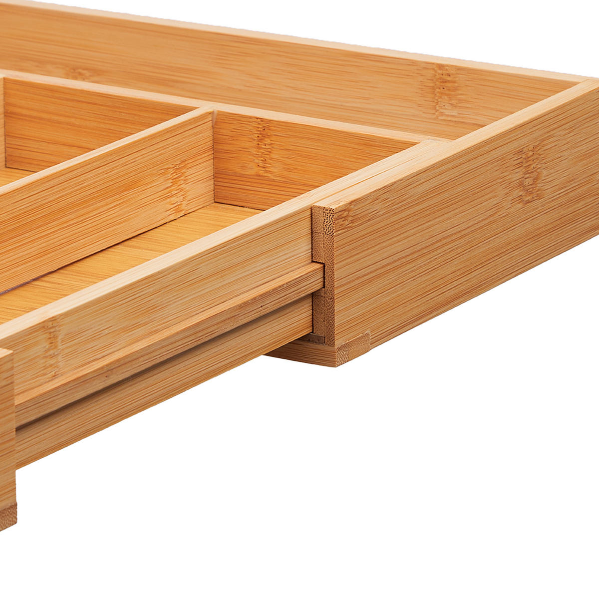 BESTECKKASTEN - Hellbraun, Holz/Holzwerkstoff (29/5/35.5cm) - Relaxdays