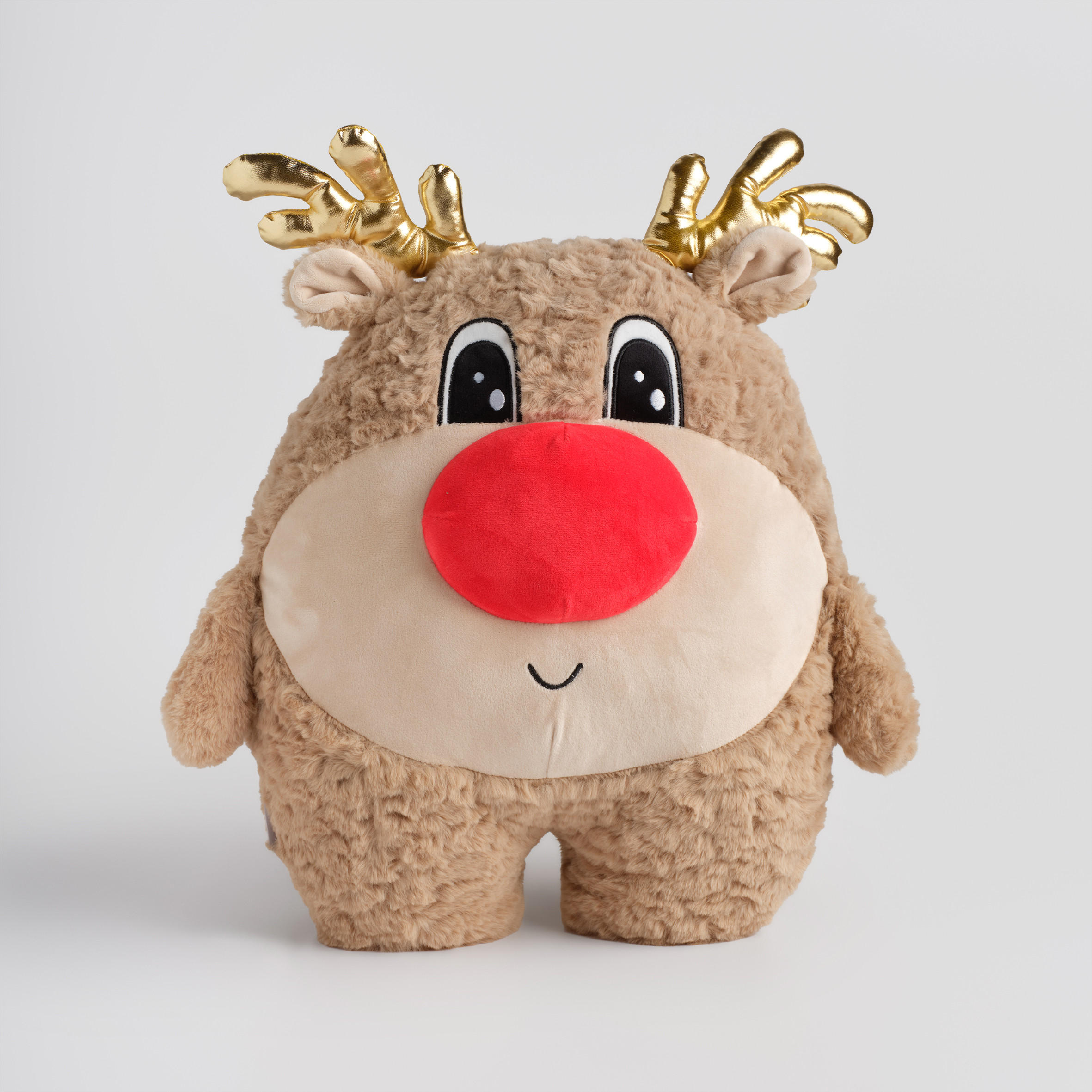 KUSCHELTIER Weihnachten Rinek, 40x33x19cm - Beige, Textil (19/40/36.5cm) - home&you