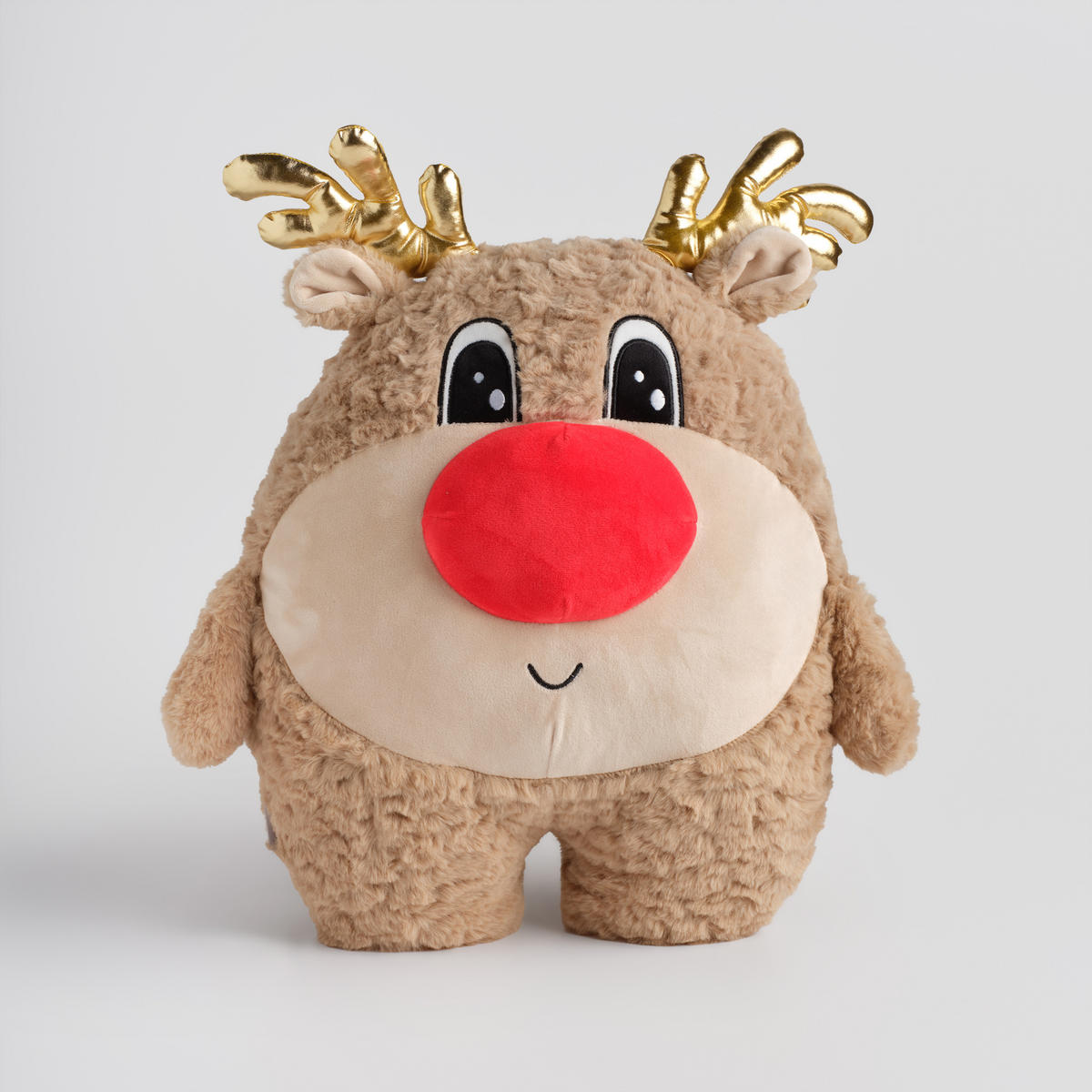 KUSCHELTIER Weihnachten Rinek, 40x33x19cm - Beige, Textil (19/40/36.5cm) - home&you