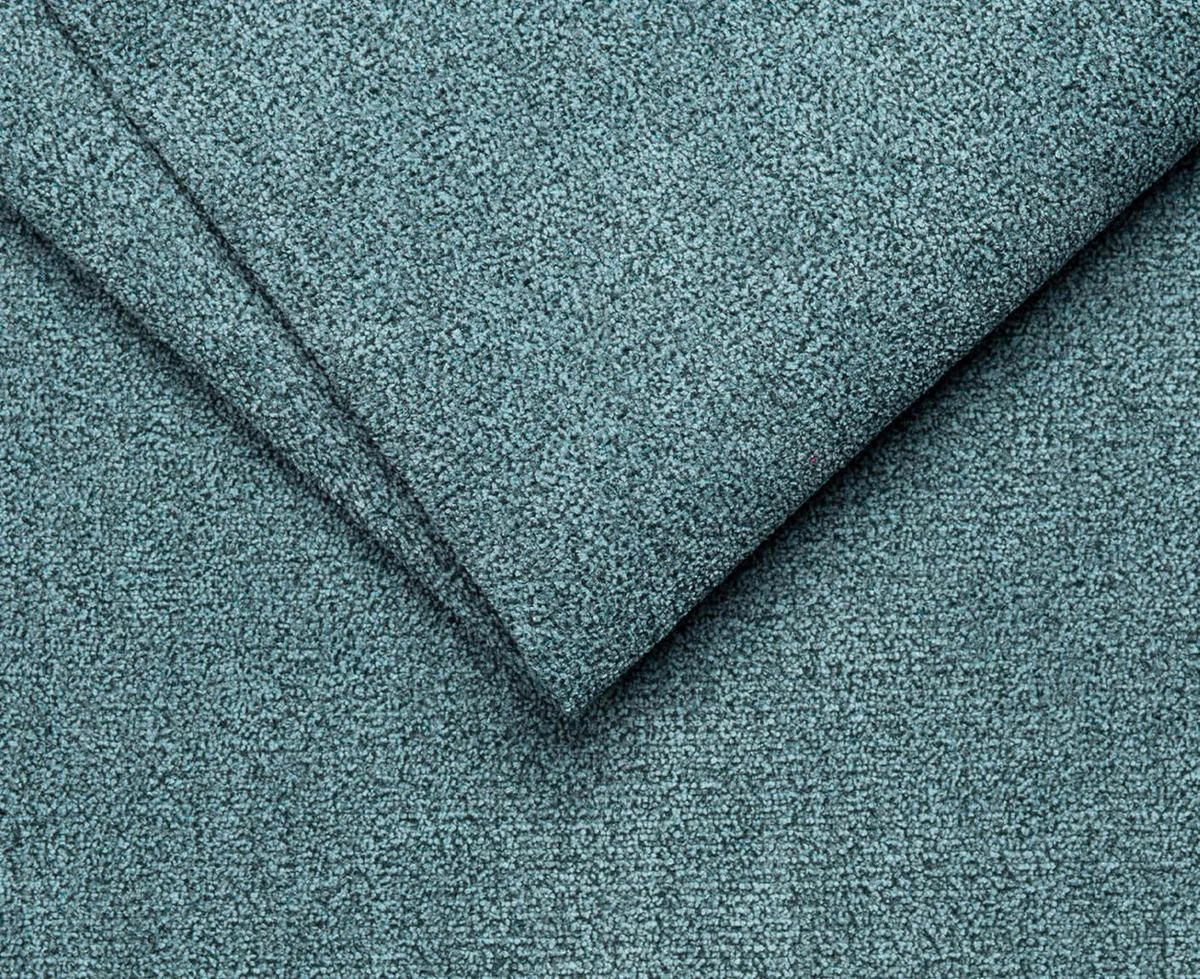 ECKSOFA beidseitig montierbar, Schlaffunktion mit Bettkasten - Chromfarben/Grün, Textil (289/189cm) - ed exciting design