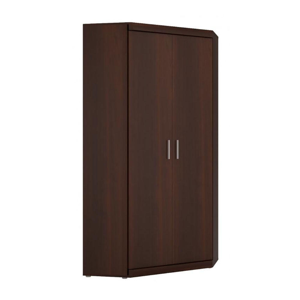Feldmann-Wohnen Eckkleiderschrank Nussbaum 93x195x93 cm