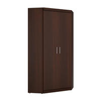 ECKKLEIDERSCHRANK Imperial Nussbaum Imperial / 93 / 93 / 195 cm - Nussbaumfarben/Braun, Holz/Holzwerkstoff (93/195/93cm) - Feldmann-Wohnen