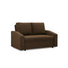 SOFA Neo mit abgeschrägter Armlehnen braun - Braun, Textil (148/90/87cm) - SIMKAM Furniture