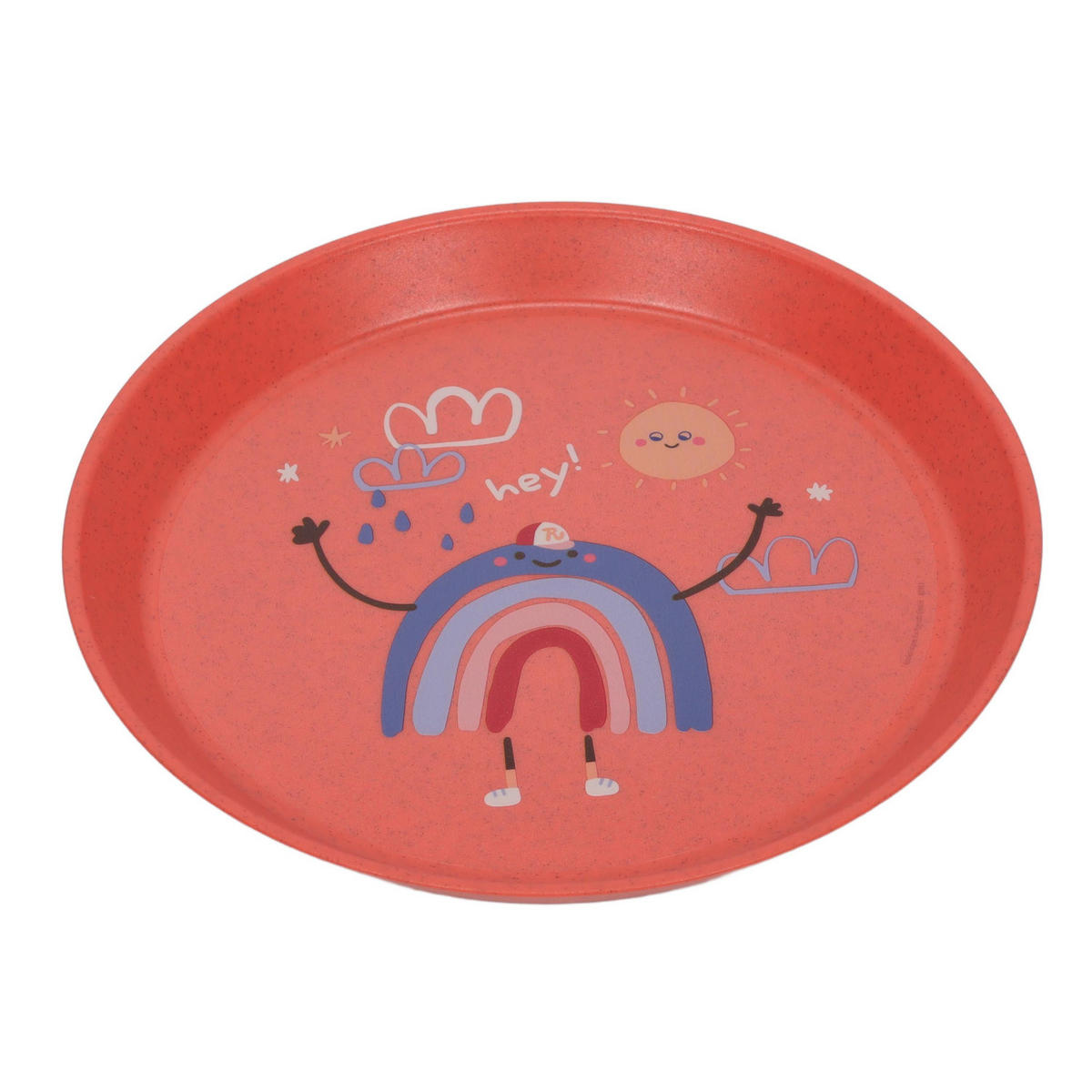 KINDERTELLER Dreams Organic red 20,5/20,5/2 cm - Rot, Kunststoff (20.5/2/20.5cm) - KOZIOL