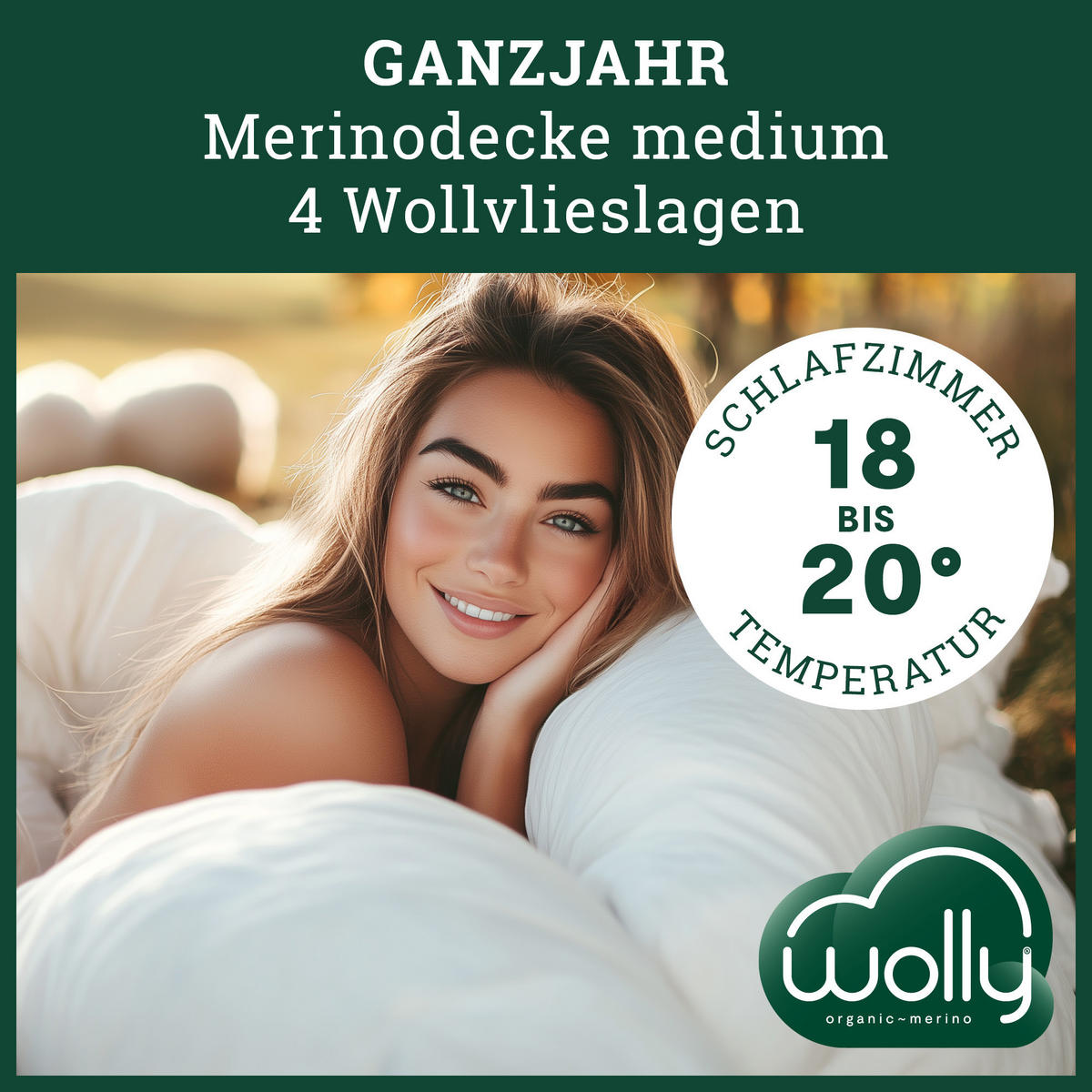 GANZJAHRESBETTDECKE MERINOWOLLE Schurwolle medium - Weiß, Naturmaterialien/Textil (240/220cm) - wolly