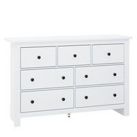 KOMMODE DE-37717 mit 7 Schubladen Weiß - Weiß, Holzwerkstoff (152/89/40cm) - ComfortXL