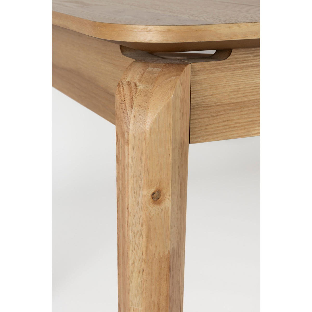 ESSTISCH Scout 220x90 cm Natur - Naturfarben, Holzwerkstoff (220/90/75cm) - Zuiver