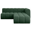 ECKSOFA modulares Sofa Darnel-L1 - 205x177x70 cm Grün - Grün, Holzwerkstoff/Textil (205/177cm) - ALTDECOR