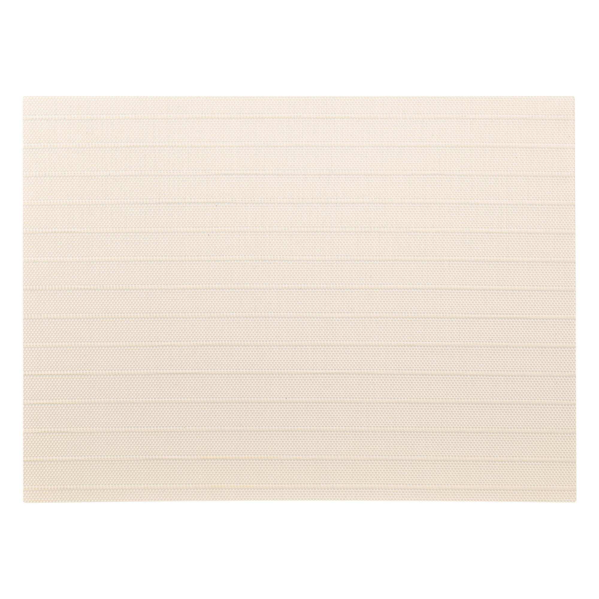 TISCHSET Manoka schneeweiß/silber 33 x 45 cm - Weiß, Textil (33/45cm) - Winkler