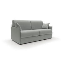 SCHLAFSOFA Evans - Grau, Textil (189/96/96cm) - Divani.store