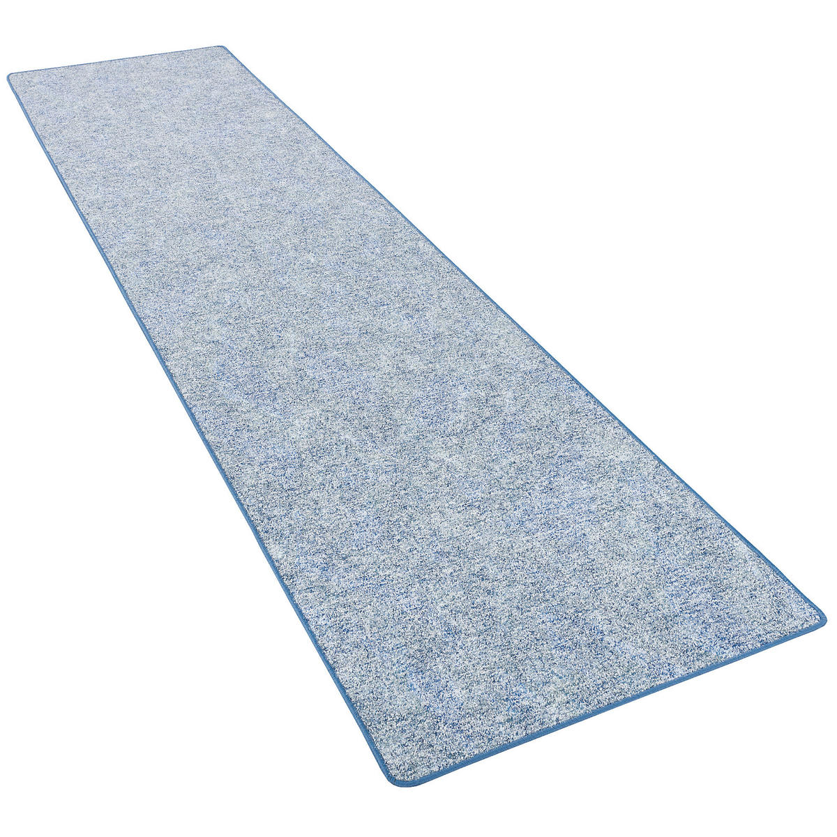SCHLINGENTEPPICH MEMORY MELIERT LÄUFER - Blau, Textil (80/160cm) - Snapstyle