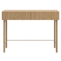 SCHMINKTISCH Nolie Eichenholzoptik mit 2 Schubladen 110 cm - Eichefarben, Holz/Holzwerkstoff (40/110/79cm) - Selsey