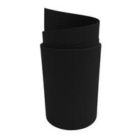 SICHTSCHUTZSTREIFEN DELUX-P Einzelstreifen Wabenstruktur Schwarz 2,55m - Schwarz, Kunststoff (255/19cm) - ZAUN|ZU