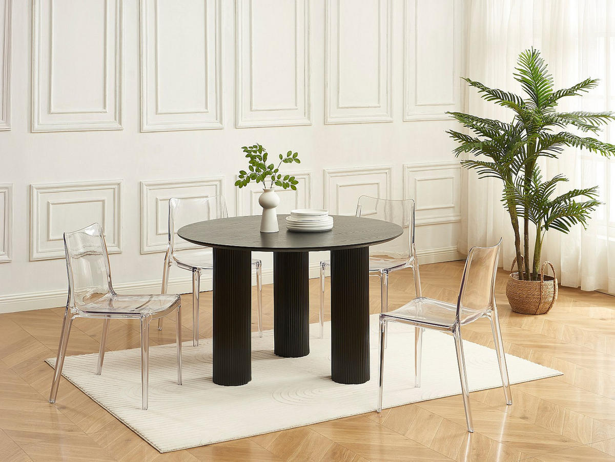 STUHL - 50 cmcm x 51 cmcm - Plastik - Transparent - RANKAZA - Transparent, Kunststoff (50/81/51cm) - Vente-Unique