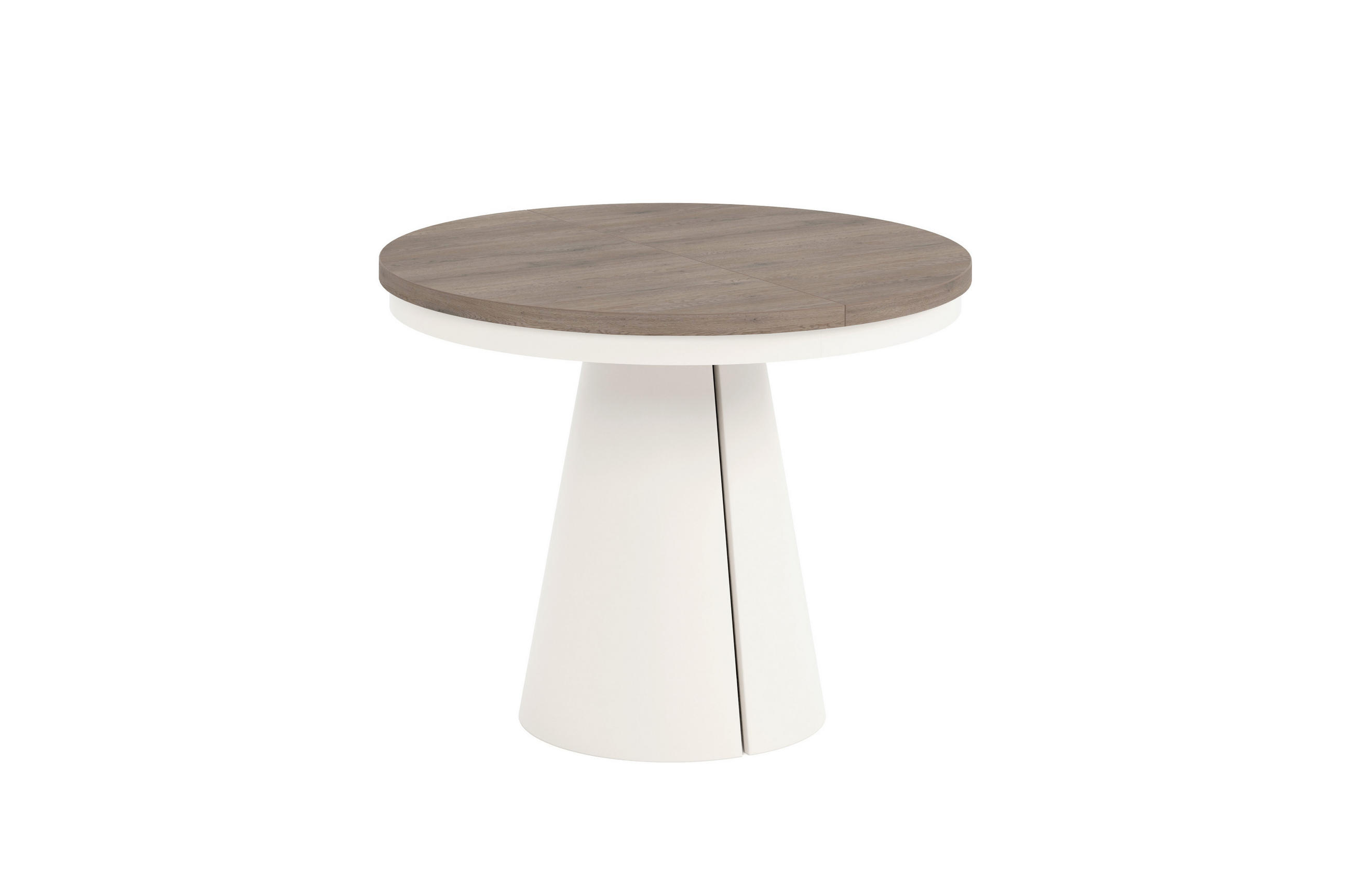 ESSTISCH CALMA Bis - Kaschmir/Beige, Holzwerkstoff/Metall (100/100/76cm) - Meblini