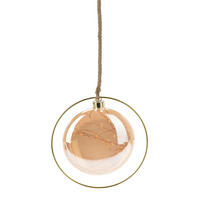 LED-KUGEL Ø 15 cm - Goldfarben, Glas (20/20/80cm) - Home Styling Collection