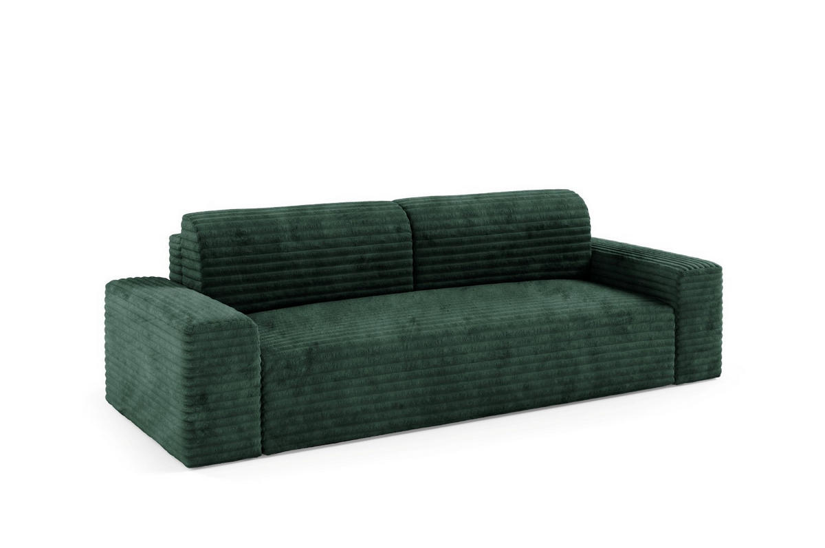 SCHLAFSOFA mit Bettkasten Grün - Schwarz/Grün, Holz/Holzwerkstoff (260/70/102cm) - Furnisell