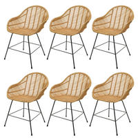 ESSZIMMERSTUHL Braun 6er-Set - Braun, Holz (56/83/58cm) - MCW
