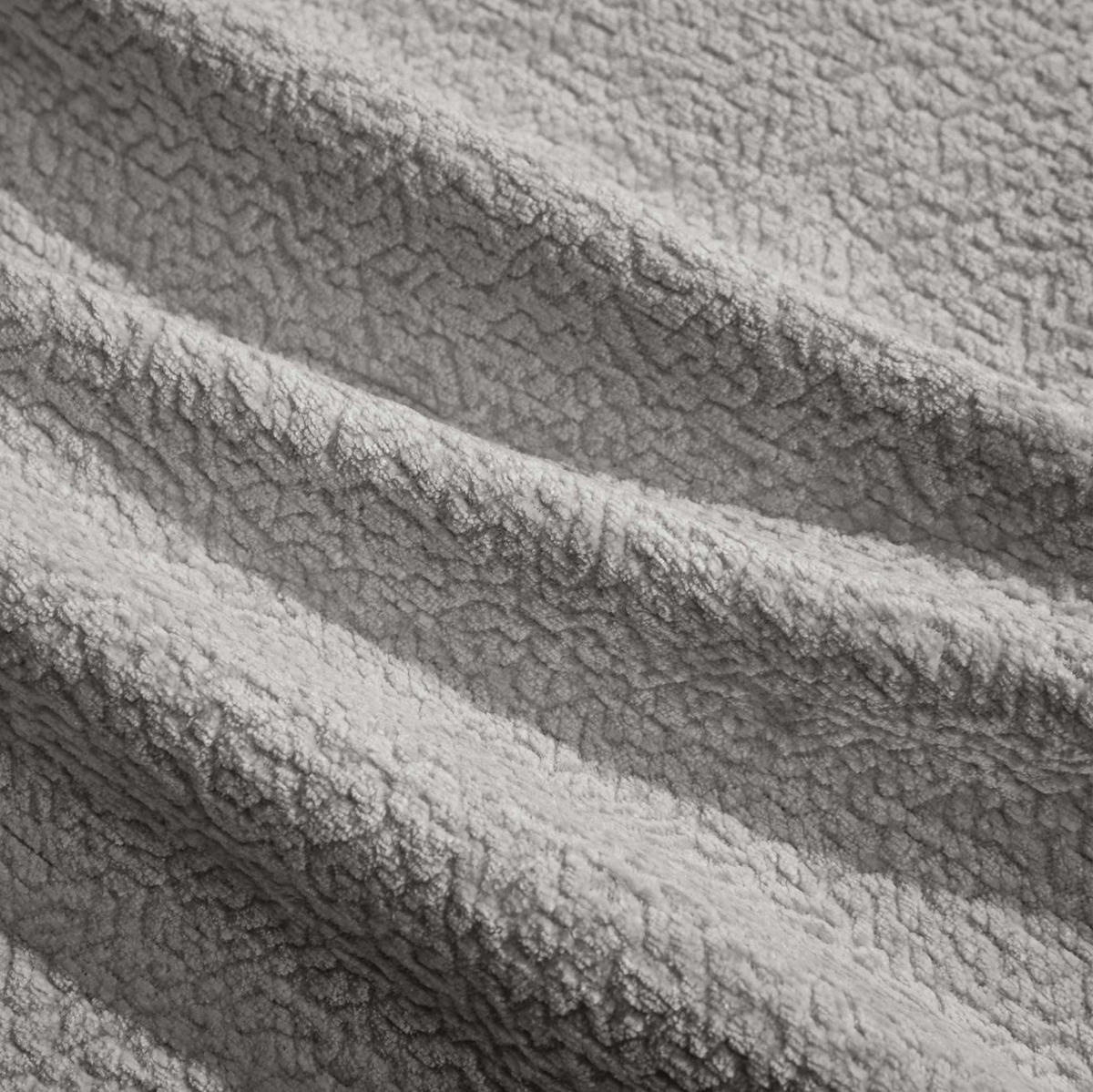 SOFA 190/86/90 cm in Hellgrau aus Chenille mit Steppnähten - Hellgrau, Textil (86/90/190cm) - Flora Grace