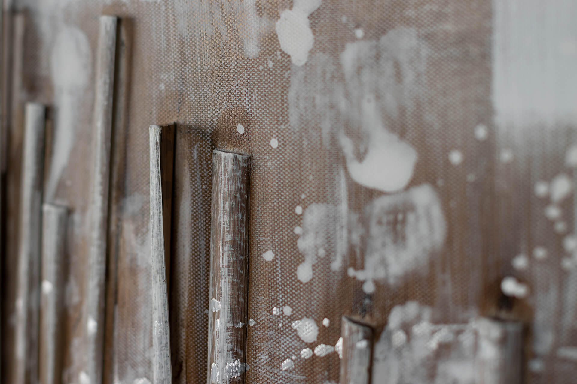 ÖLGEMÄLDE 120/60 cm - Beige/Grau, Holz/Textil (1.72/60cm) - KUNSTLOFT