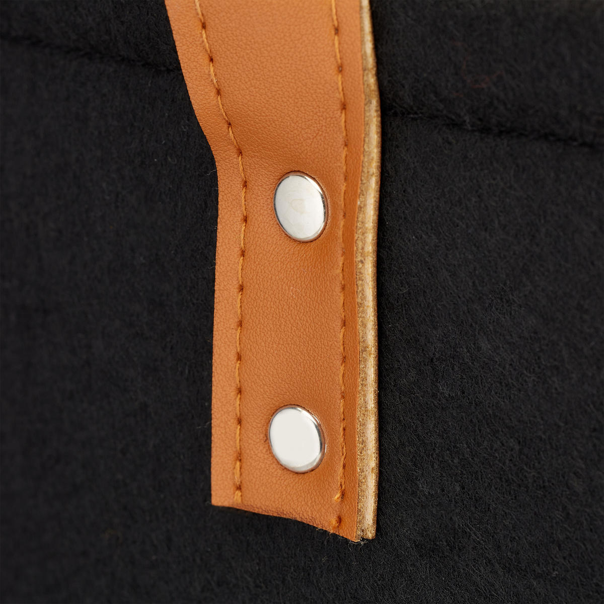 WÄSCHEKORB - Schwarz, Kunststoff/Textil (30/45/30cm) - Relaxdays