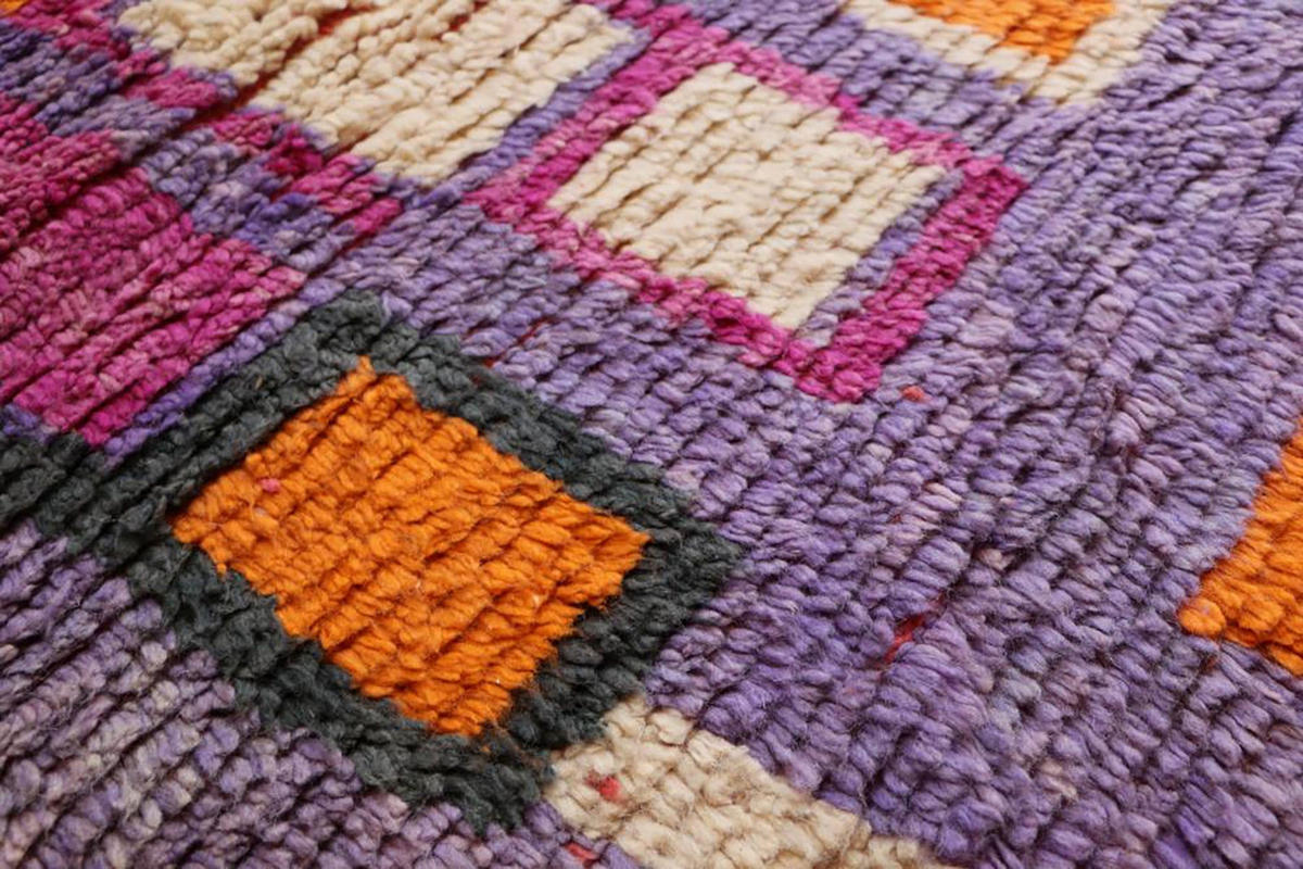 BERBERTEPPICH aus Marokko aus reiner Wolle 200x 300 cm - Multicolor, Naturmaterialien (200/300cm) - AFK Living