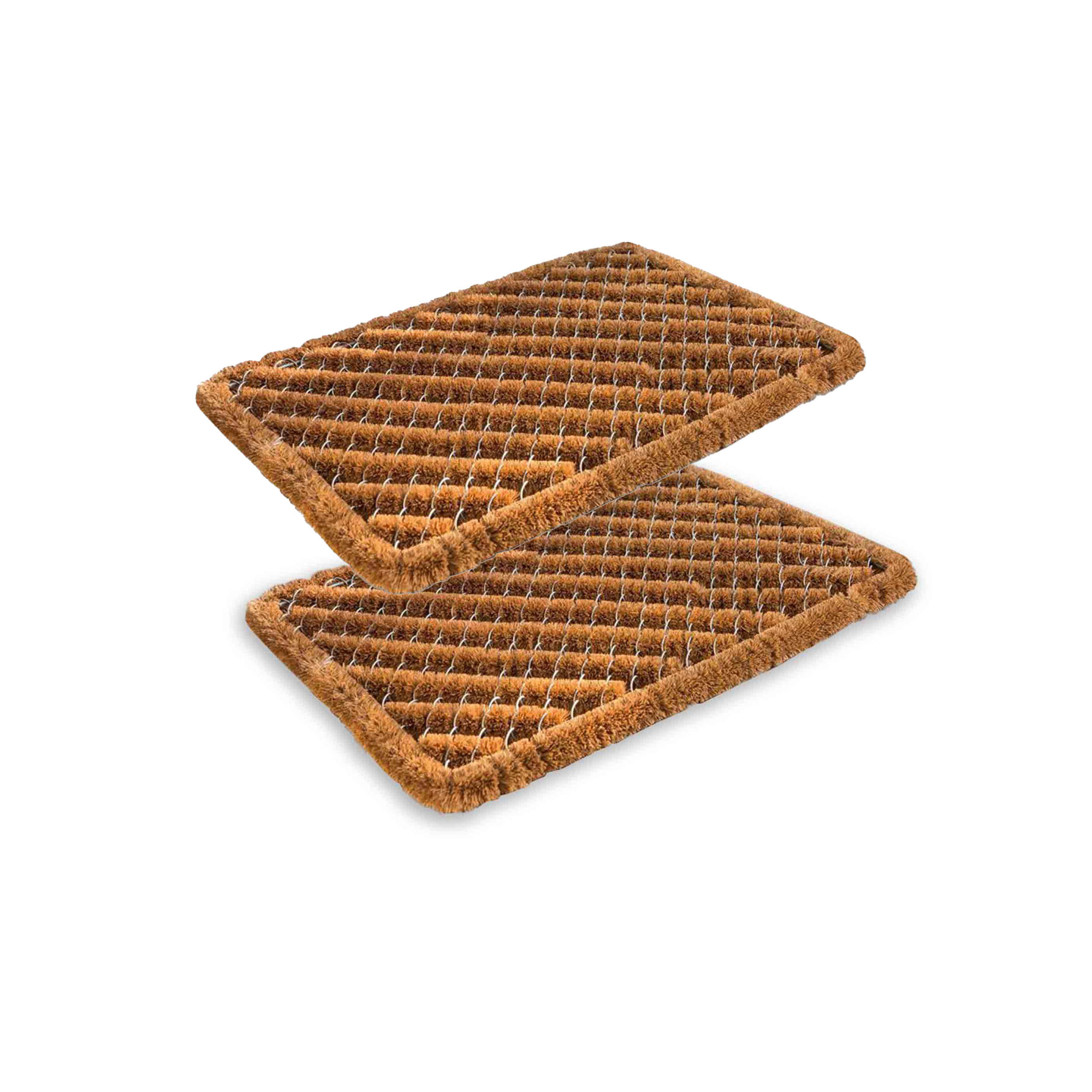 FUSSMATTE FÜR INNEN UND AUßEN COCO BRUSH STANDARD 2ER SET - Naturfarben, Textil (40/60cm) - Astra