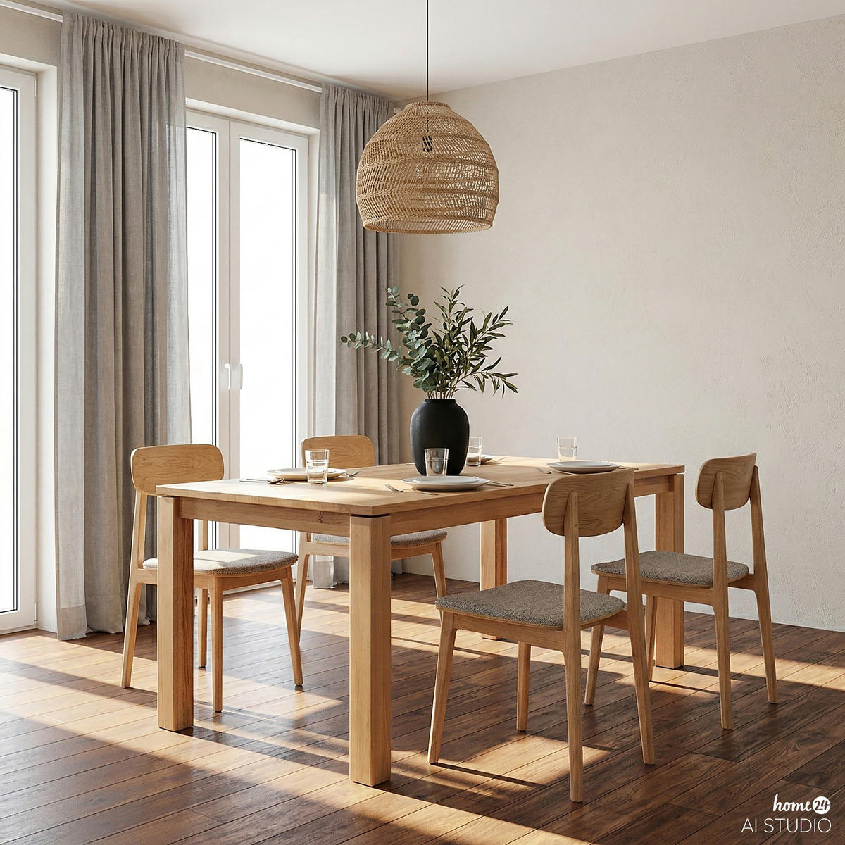 ESSTISCH - Massivholz - Kernbuche, Holz (90/180/75cm) - home24