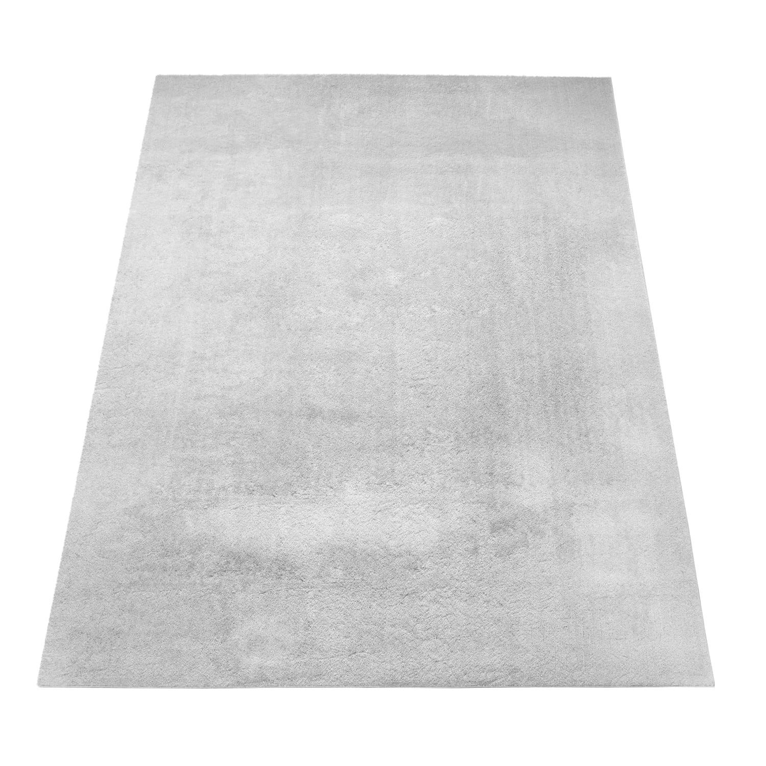 Kadima Design Kurzflorteppich, Silber 100x200 cm