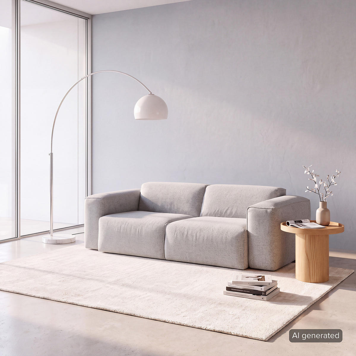 2-SITZER SOFA - Schwarz/Grau, Kunststoff/Textil (220/71/102cm) - home24