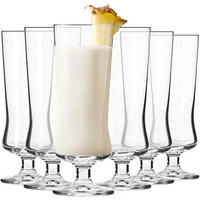 PINA COLADA GLÄSER, 6er-Set, 360 ml - Transparent, Glas (0.36L) - Krosno Glass
