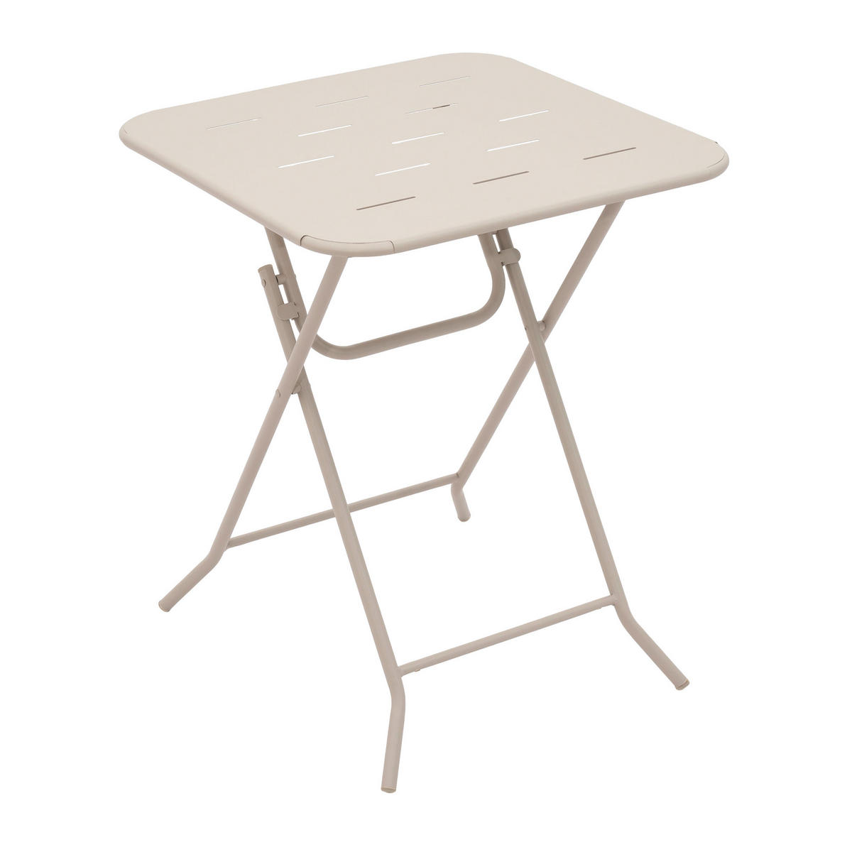 BISTROSET 3 teilig klappbar Metall beige - Beige, Metall - LEBENLANG