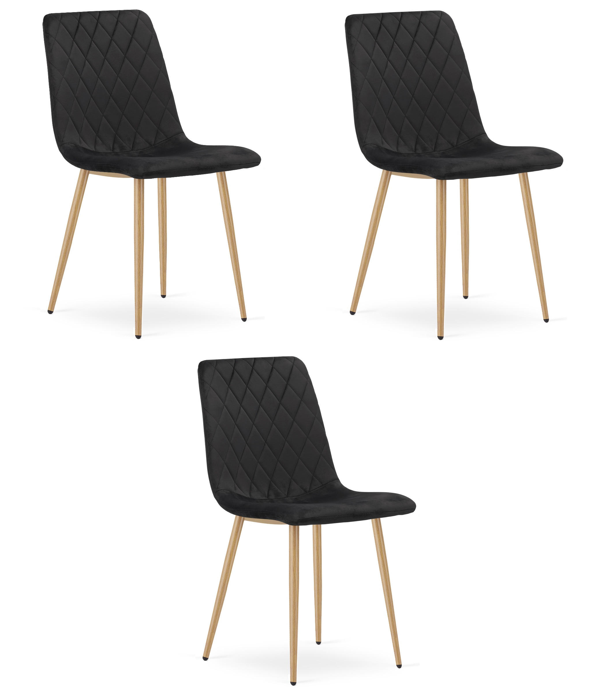 Valora Esszimmerstuhl Schwarz 44.5x88.5x53 cm