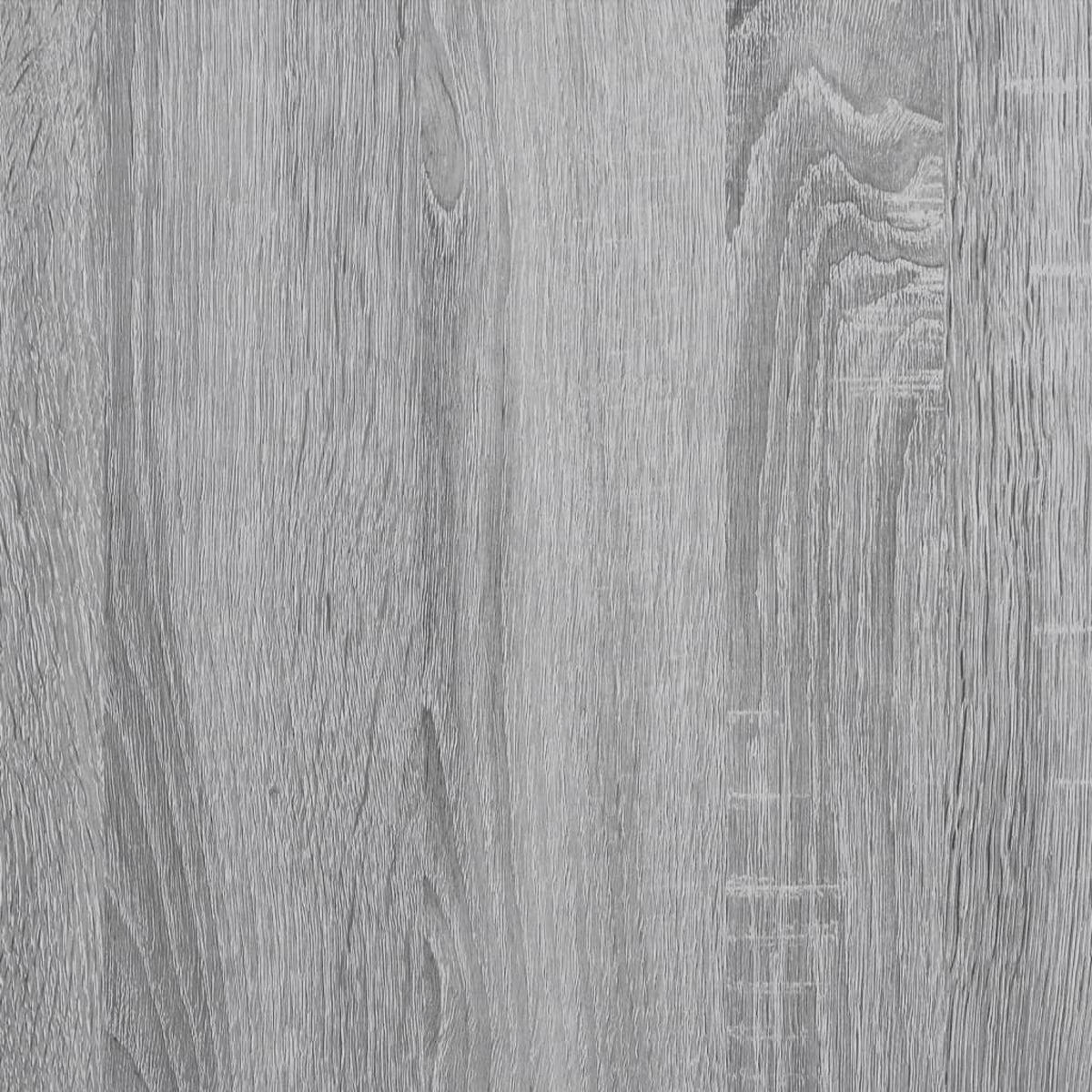 APOTHEKERSCHRANK Grau Sonoma 30/41/144,5 Cm Holzwerkstoff - Hellgrau, Holzwerkstoff (41/144.5/30cm) - vidaXL