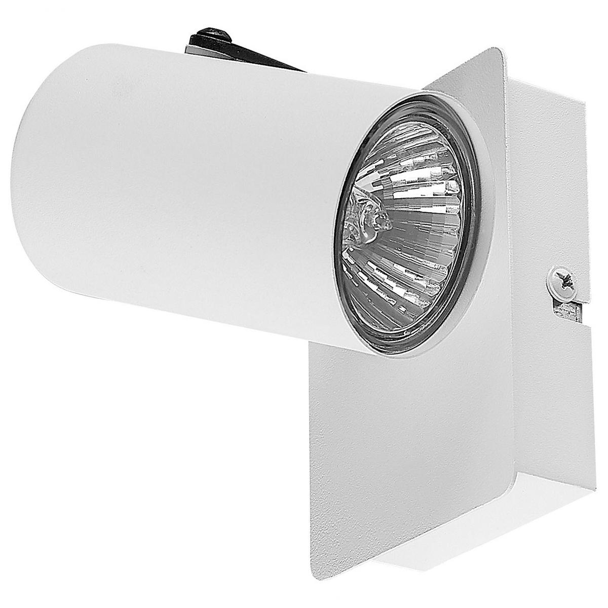 WANDLEUCHTE 2er-Set Klip 7/10/15 cm - Weiß, Metall (10/15/7cm) - Beliani