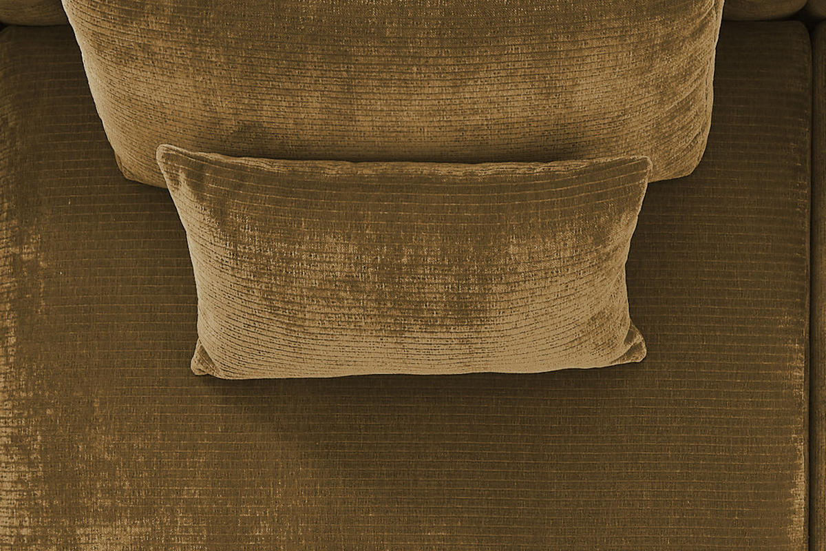 SPITZKISSEN RECHTECKIG SEPHI Cord - Braun, Textil (60/60cm) - KAWOLA