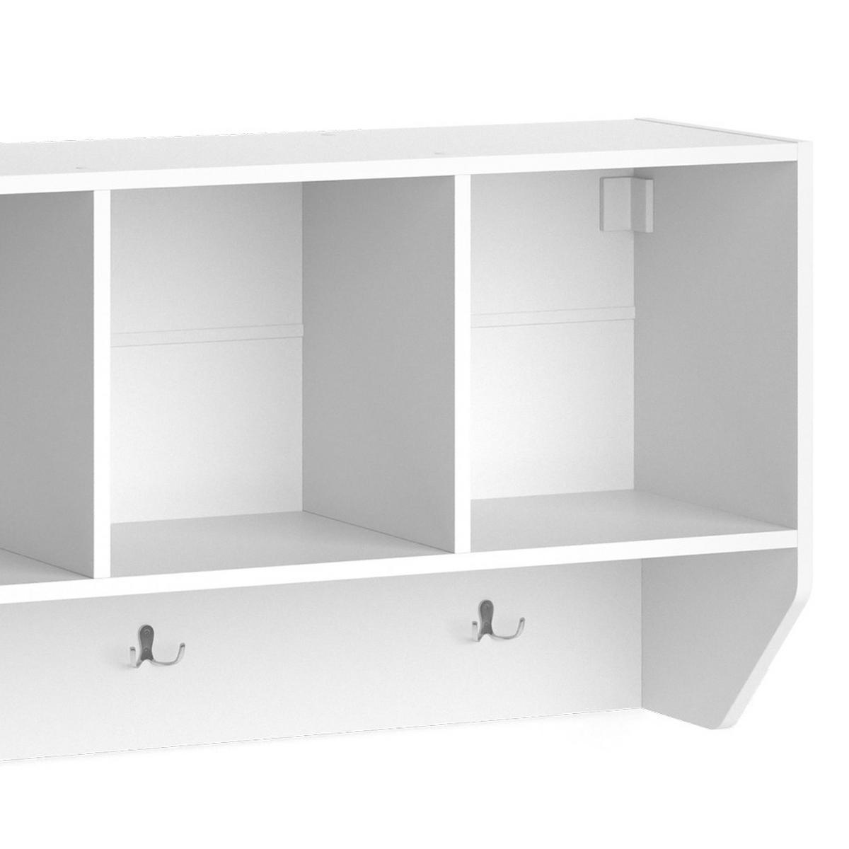 POLICE NA DĚTSKÝ POKOJ Luigi Bílá - bílá, kompozitní dřevo (107.2/56/31cm) - Vicco