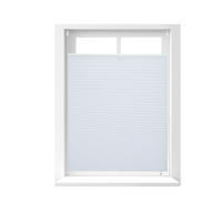 PLISSEE - Weiß, Kunststoff/Textil (90/130/2cm) - Relaxdays