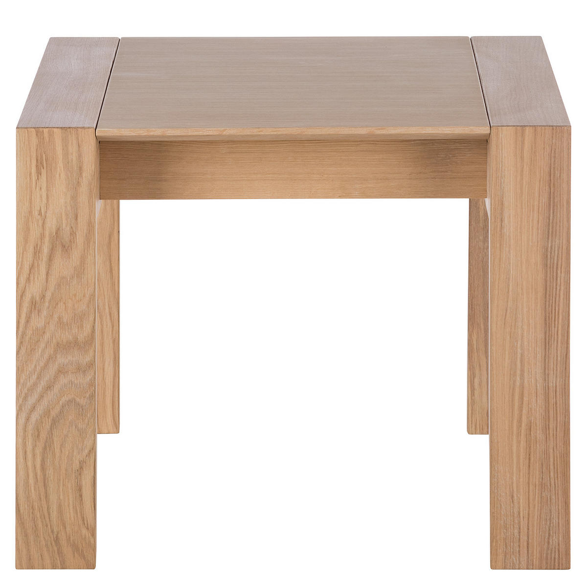 COUCHTISCH - Eiche teilmassiv - Eichefarben, Holzwerkstoff (55/55/45cm) - home24