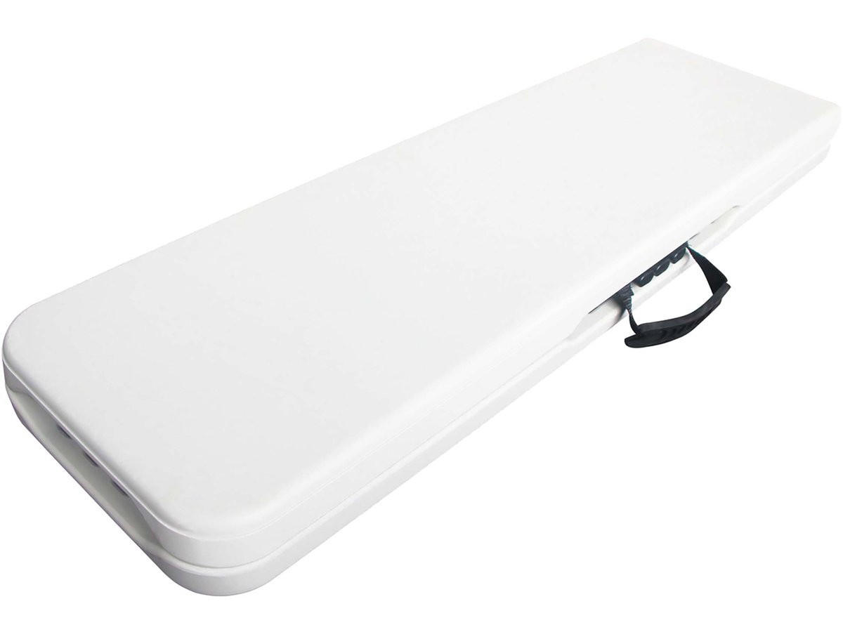 GARTENBANK foldy weiss - Weiß, Kunststoff (29/42/183cm) - Habitat Garten